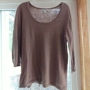 Camel colored lightweight sweater